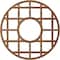 Ekena Millwork O'Neal Wood Fretwork Pierced Ceiling Medallion, Walnut, 18"OD x 6 1/2"ID x 1/4"T CMWP18X18X0250ONWA - alternate 3
